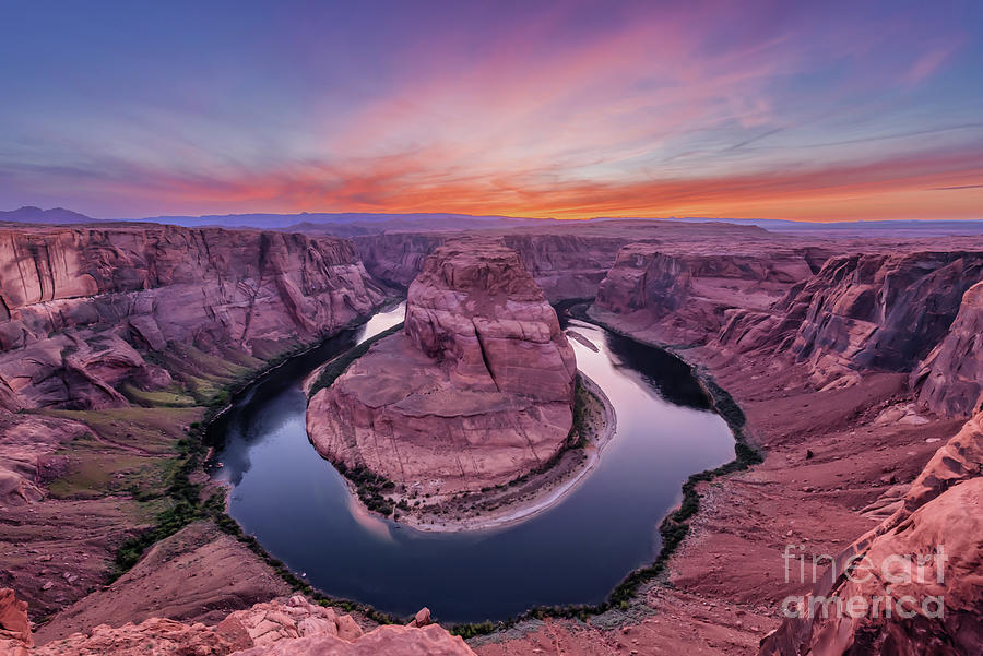 Last Light Horseshoe Bend Photograph by Bee Creek Photography - Tod and Cynthia