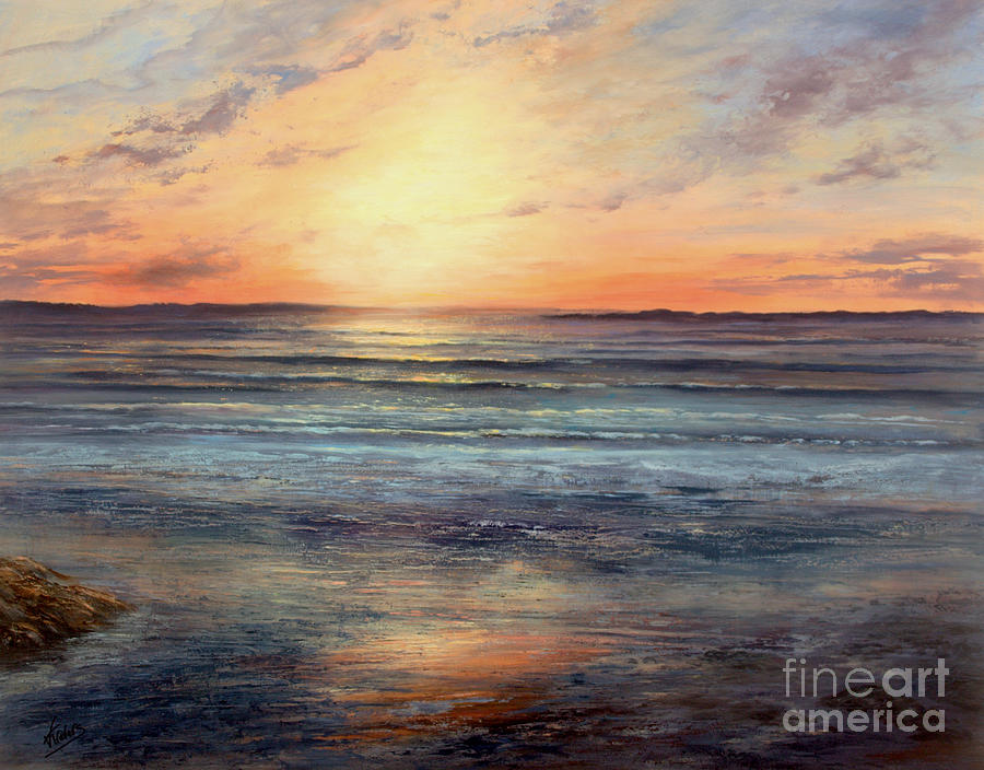 Last Light of Day  Painting by Valerie Travers