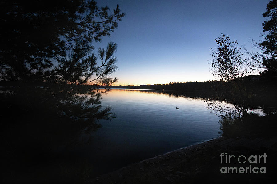 Last Light on Sugar Camp Lake Wisconsin Photograph by Nikki Vig