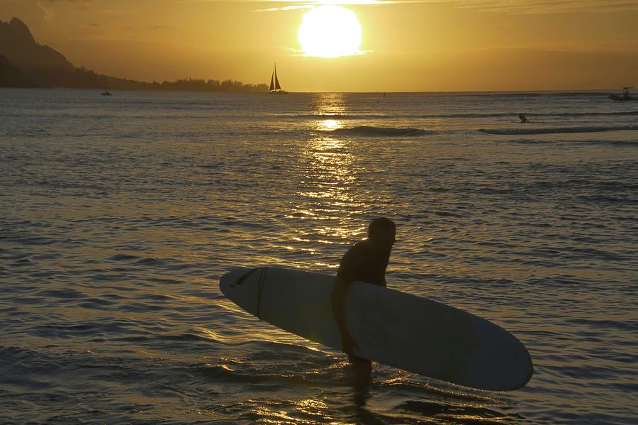 Last Light Surf How We Play Gallery Photograph by Heidi Fickinger
