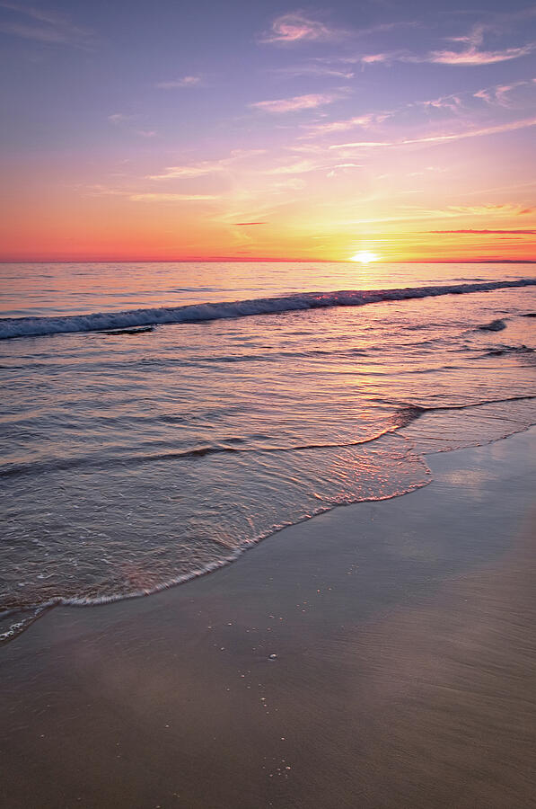 Beach Sunset Photograph - Last Minute Summer Beach Sunset by Angelo DeVal
