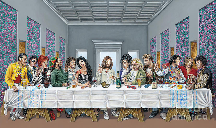 Last Supper Painting - Last Orders by Leigh Banks