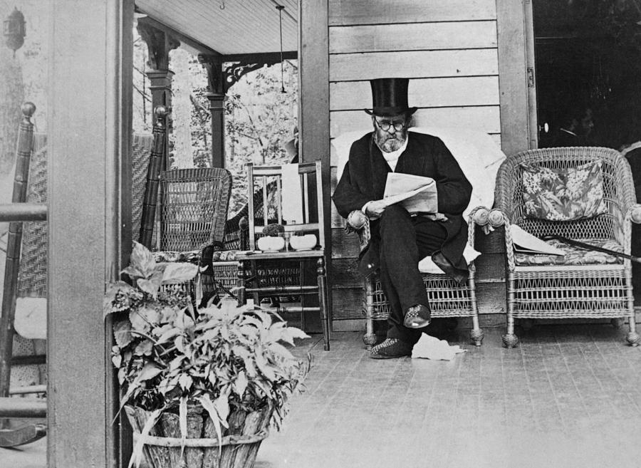 Last Photograph Of Ulysses S. Grant - New York 1885 Photograph by War Is Hell Store
