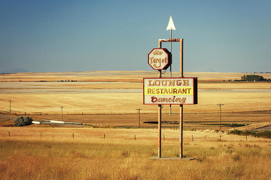 Last Sign Photograph by Todd Klassy
