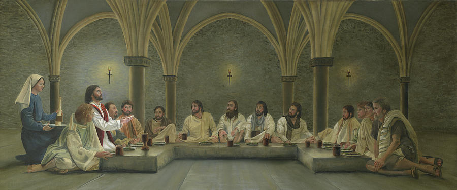 Last supper  Painting by Cecilia Brendel