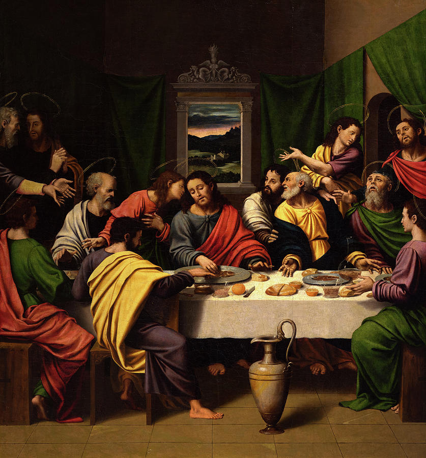 Last Supper Painting by Joan de Joanes - Fine Art America