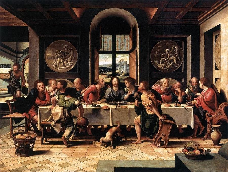 Last Supper Painting by Pieter Coecke van Aelst