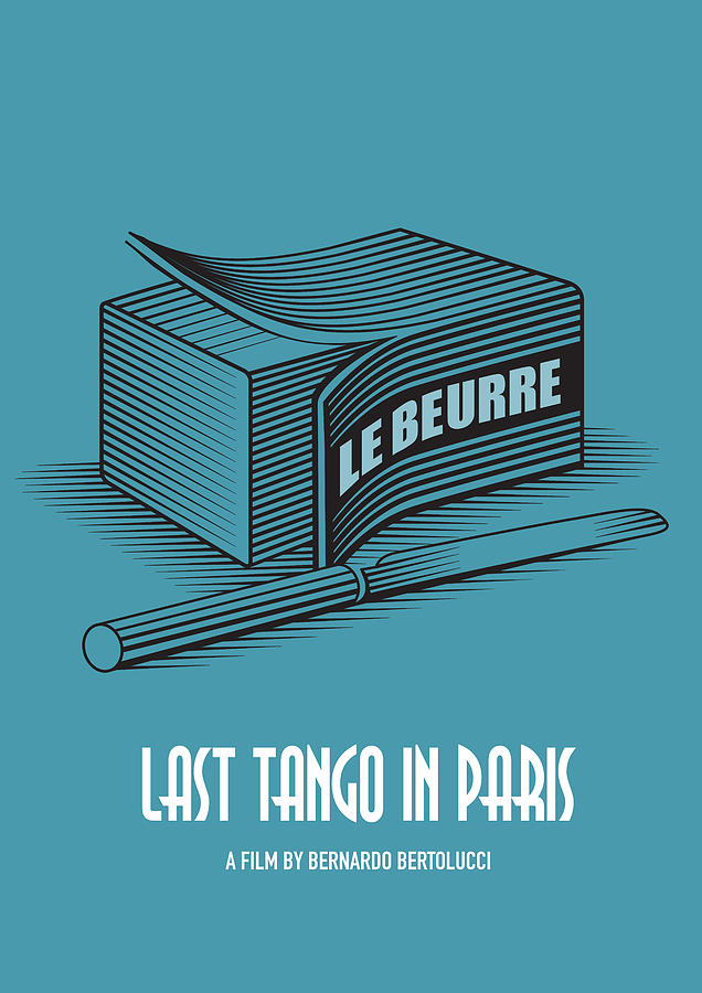 Marlon Brando Digital Art - Last Tango in Paris - Alternative Movie Poster by Movie Poster Boy