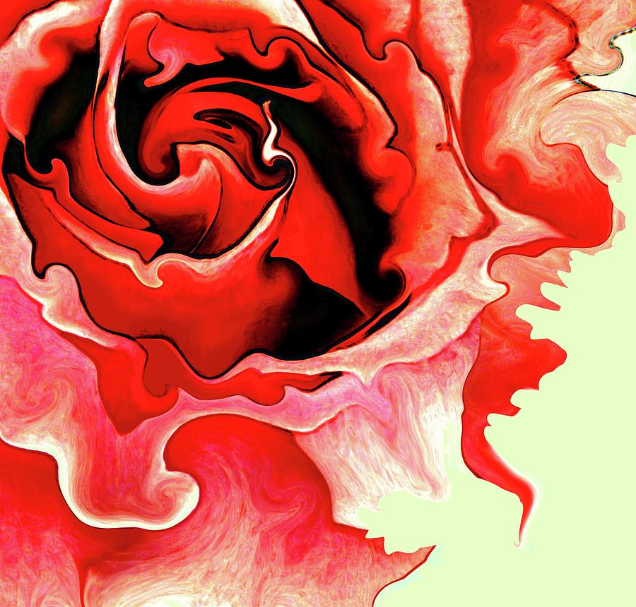 Lasting Love Rose Painting by Natalie Holland