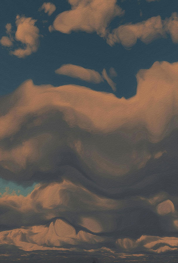 Late Afternoon - Cloud Series 2 Digital Art by Brandi Untz