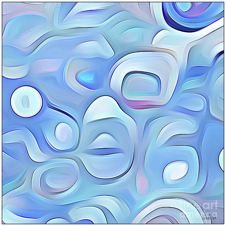 Late Afternoon Flurries Digital Art by Jrob Abstract