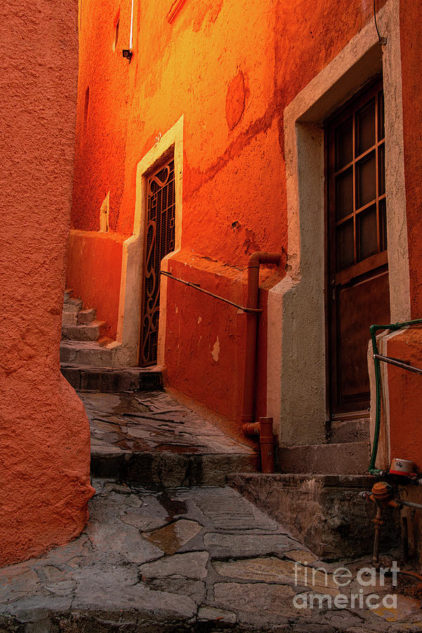 Late Afternoon Light in Guanajuato City Alleyway Photograph by Bob ...