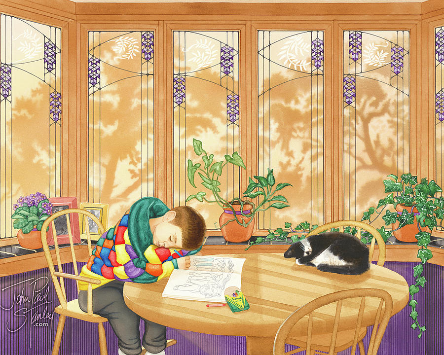 Late Afternoon Nap Painting by John Paul Stanley