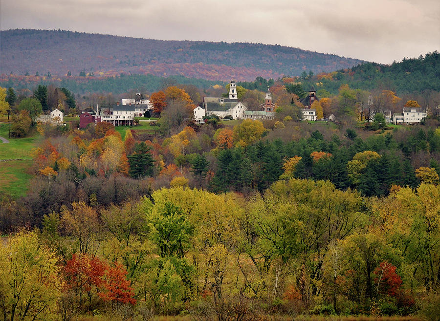 Late Autumn Arrives in Haverhill New Hampshire Photograph by Nancy Griswold