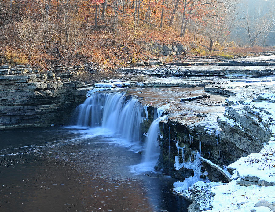 Late Autumn Cataract Falls, Indiana 35 Photograph by Steve Gass