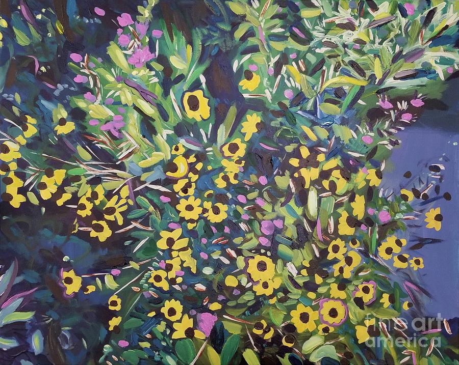 Late Bloom Painting by Catherine Gruetzke-Blais