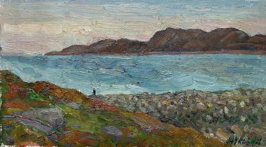 Late Evening On The Barents Sea Painting