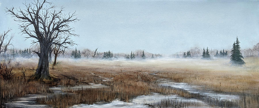 Late in Winter Painting by Patrick Zgarrick