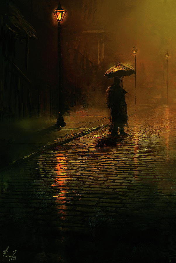 Late Night Detective Painting by Joseph Feely