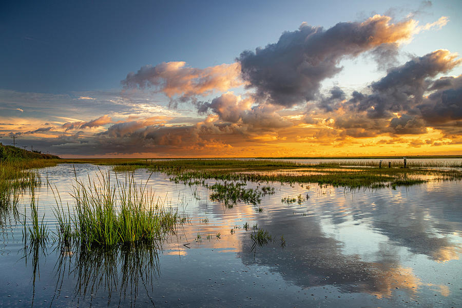 Late-summer Dawn Over Great Bay by Chris Wiederspahn