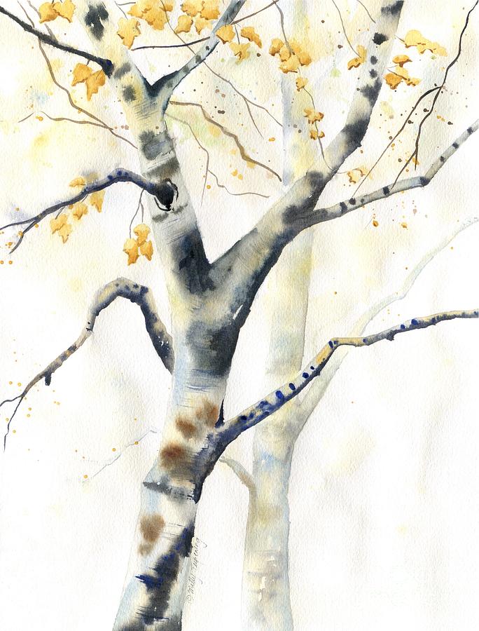 Late Summer Tree 2  Painting by Melly Terpening