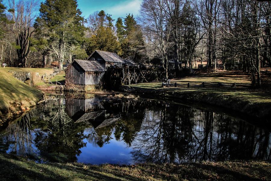 Late Winter at Mabry Mill Photograph by Deb Beausoleil
