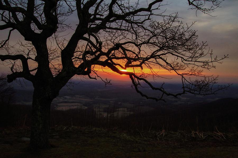 Late Winter Sunrise at Saddle Overlook Photograph by Deb Beausoleil