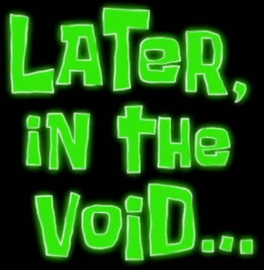 later in the void Poster hippie Painting by Lewis Megan | Fine Art America