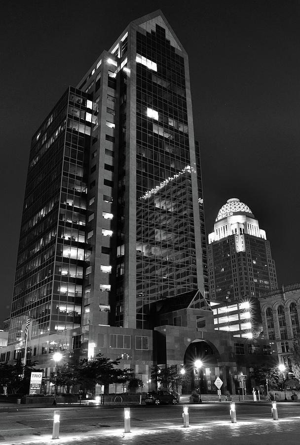 Latest Night Black and White Louisville Photograph by Frozen in Time Fine Art Photography