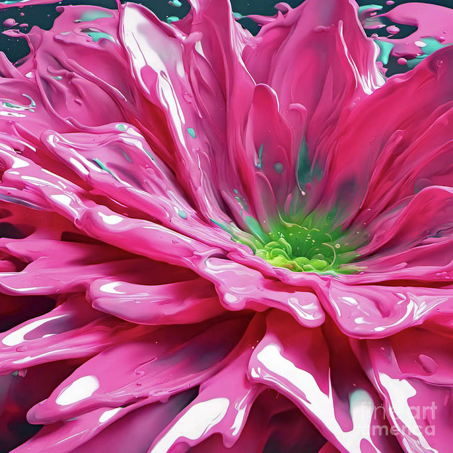 Latex Lily Digital Art by Tina Uihlein