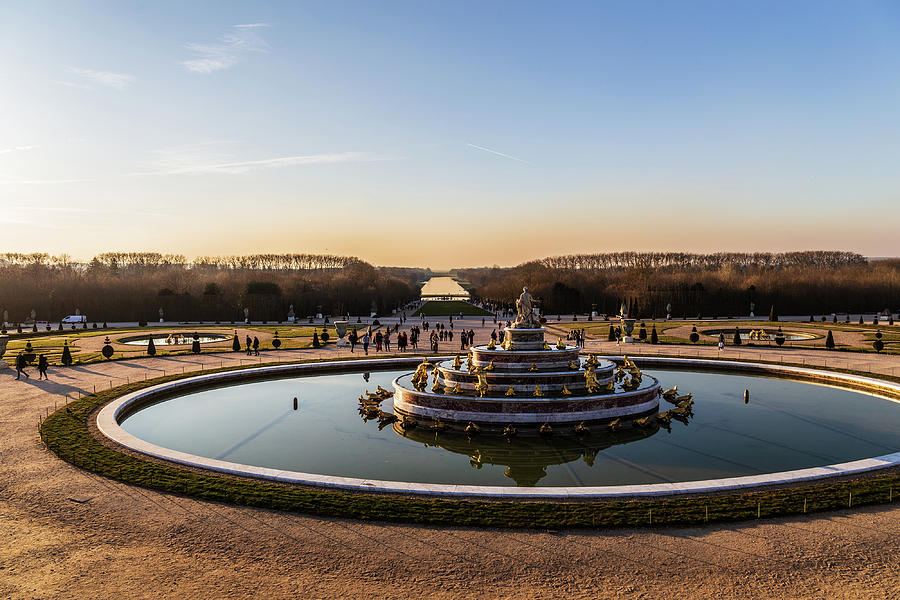 Latona Fountain in the Gardens of Versailles Photograph by Fabiano Di Paolo