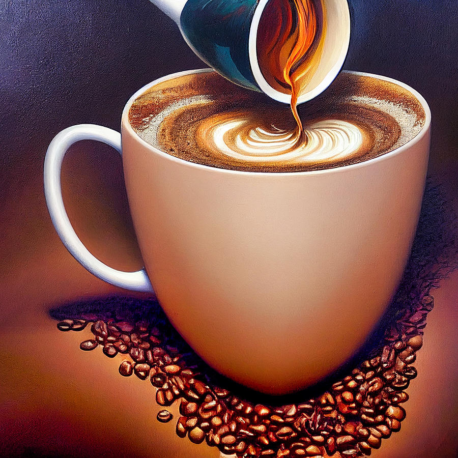 Latte Swirl Digital Art by Craig Boehman