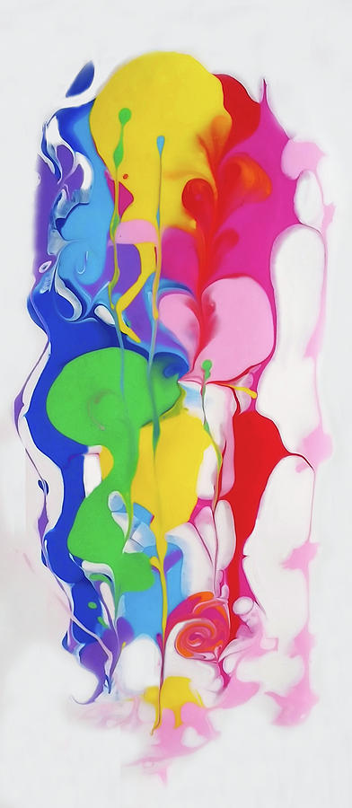 Bubble Up Painting by Deborah Erlandson
