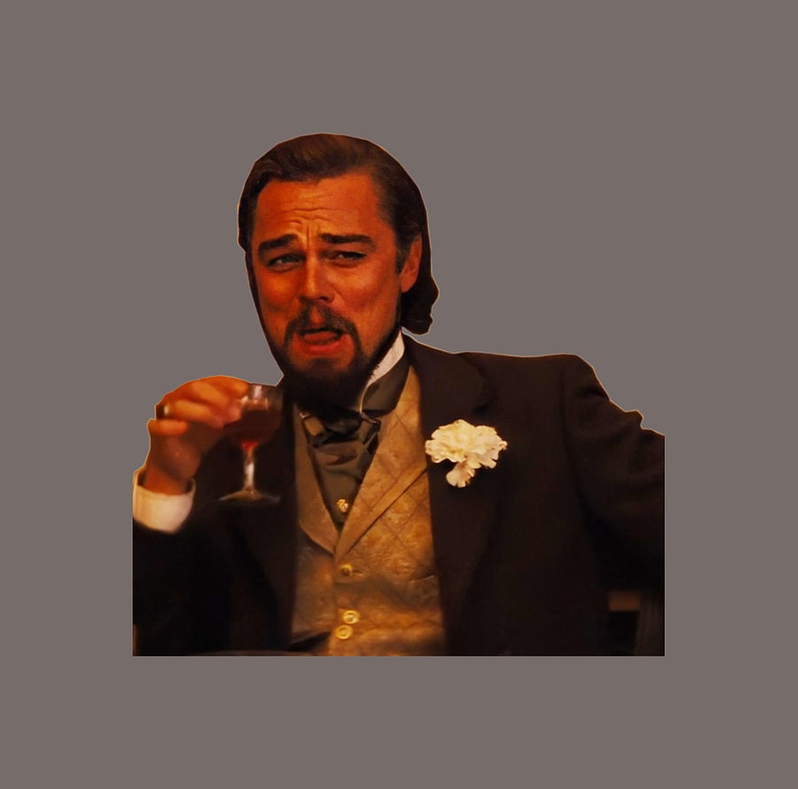 Laughing Leonardo DiCaprio 1 Painting by Clarke Clark | Fine Art America