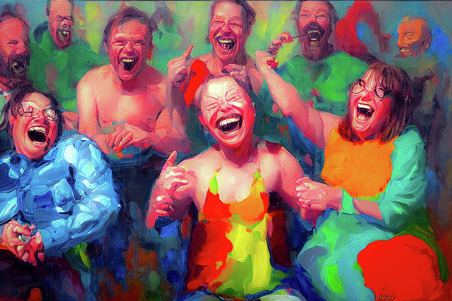 Laughs Digital Art by Debra Kewley
