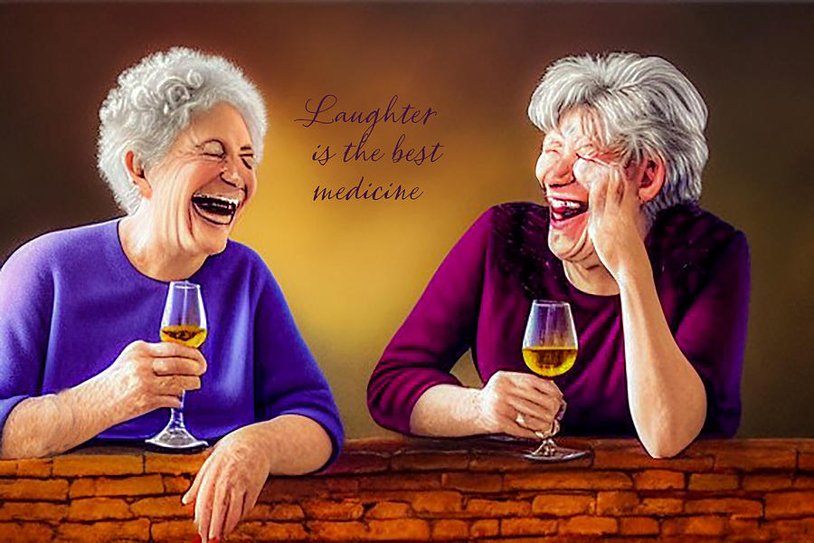 Laughter is the Best Medicine 02 Digital Art by Debra Kewley