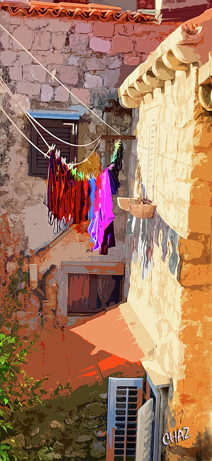 Laundry Painting by CHAZ Daugherty