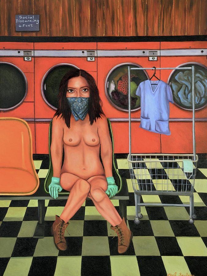 Laundry Day 9 in 2020 Painting by Leah Saulnier The Painting Maniac