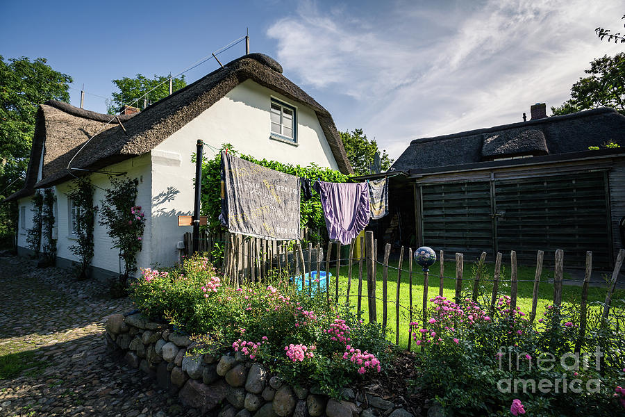 Village Photograph - Laundry Day in Boldixum by Eva Lechner