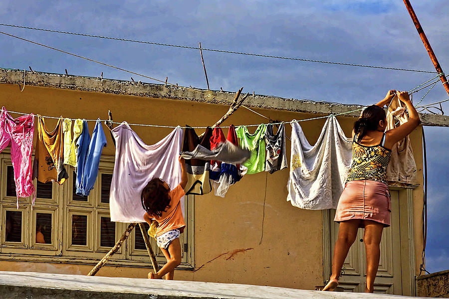 Laundry Day in Cozumel Mexico Photograph by Tatiana Travelways