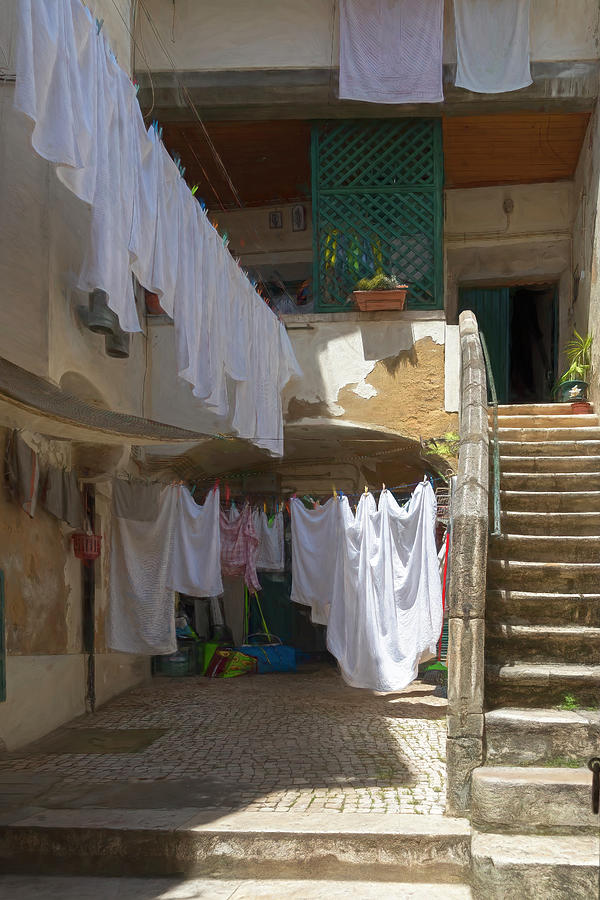 Laundry Day in Lisbon Photograph by Betty Eich