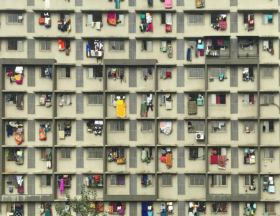 Laundry Day in Mumbai Photograph by Christine Ley