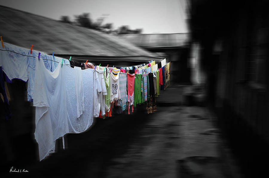 Laundry Day - Nyeri, Kenya Photograph by Richard Porter