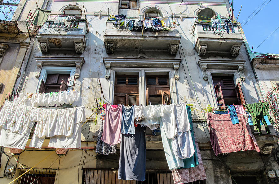 Laundry day. Photograph by Rob Huntley