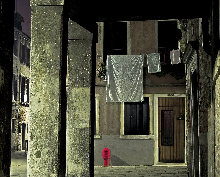 Laundry night in Venice Photograph by Charles Christopher | Pixels