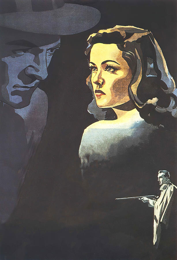 Laura, 1944, movie poster painting Painting by Movie World Posters