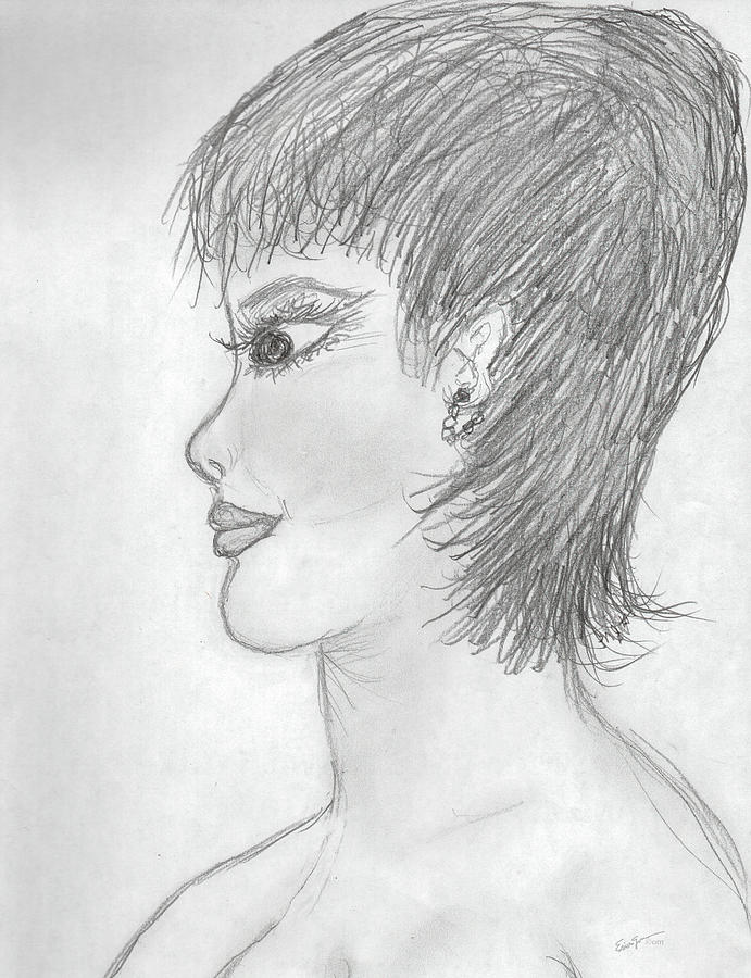 Laura Drawing by Erich Grant