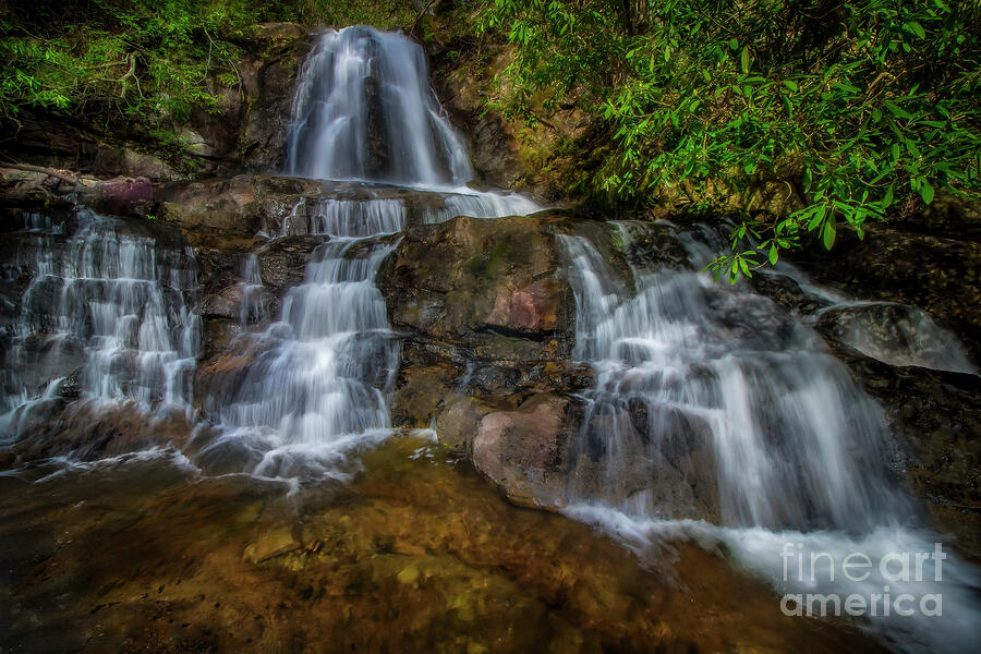 Laurel Falls in Great Smoky Mountains Photograph by Shelia Hunt