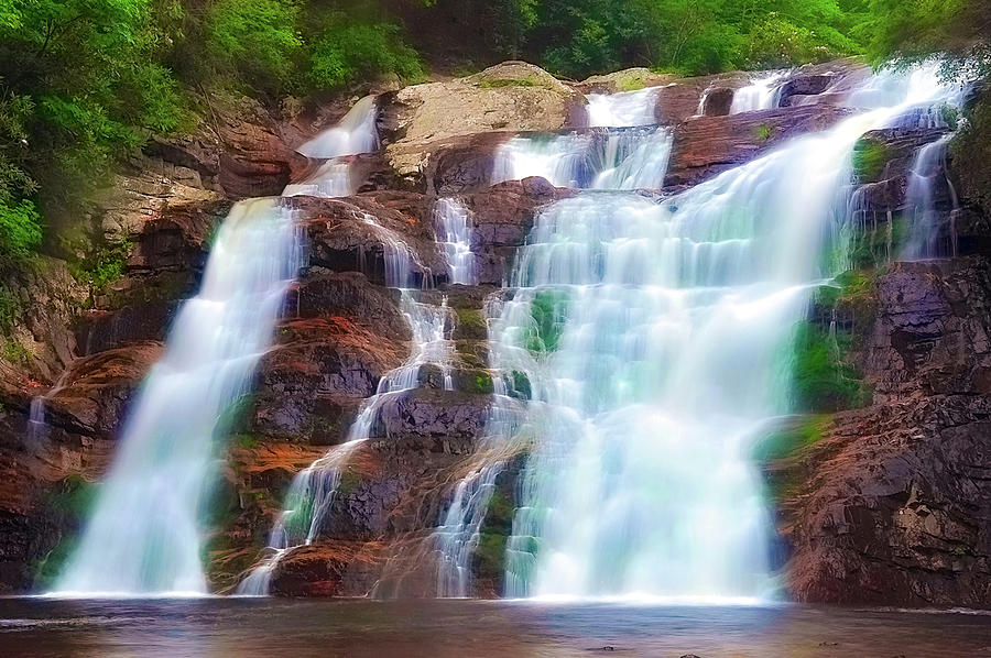 Laurel Fork Falls Photograph by Mike Yeatts Fine Art America