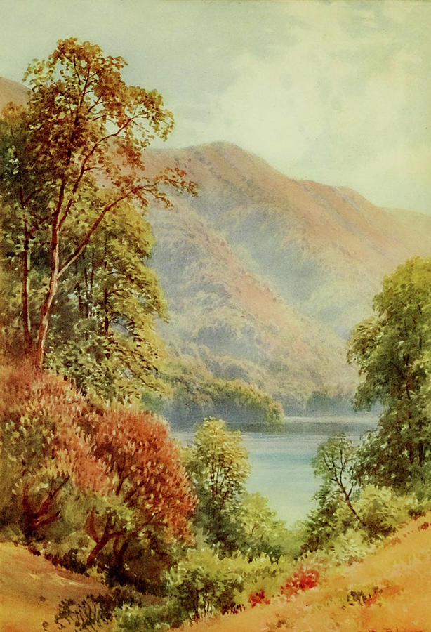 Sacramento Painting - Laurel Lake, Sacramento, California 1914 by Sutton Palmer